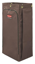 Rubbermaid Commercial Products High-Capacity Cleaning/Utility Cart Bag 34-Gallon Brown Compatible with Rubbermaid Cleaning Carts