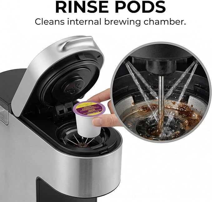 6-Month Maintenance Kit for Keurig: 2 Descalers + 4 Filters + 8 Cleaning Pods Compatible with Keurig Classic/1.0/2.0 K-Cup Coffee Makers