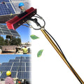 Water Fed Pole Kit Window Cleaning Brush Outdoor Window Glass Solar Panel Cleaning Extendable Telescopic Pole Water Fed Brush Spray Washer for Cleaning Window Solar Panels7.2m/24FT