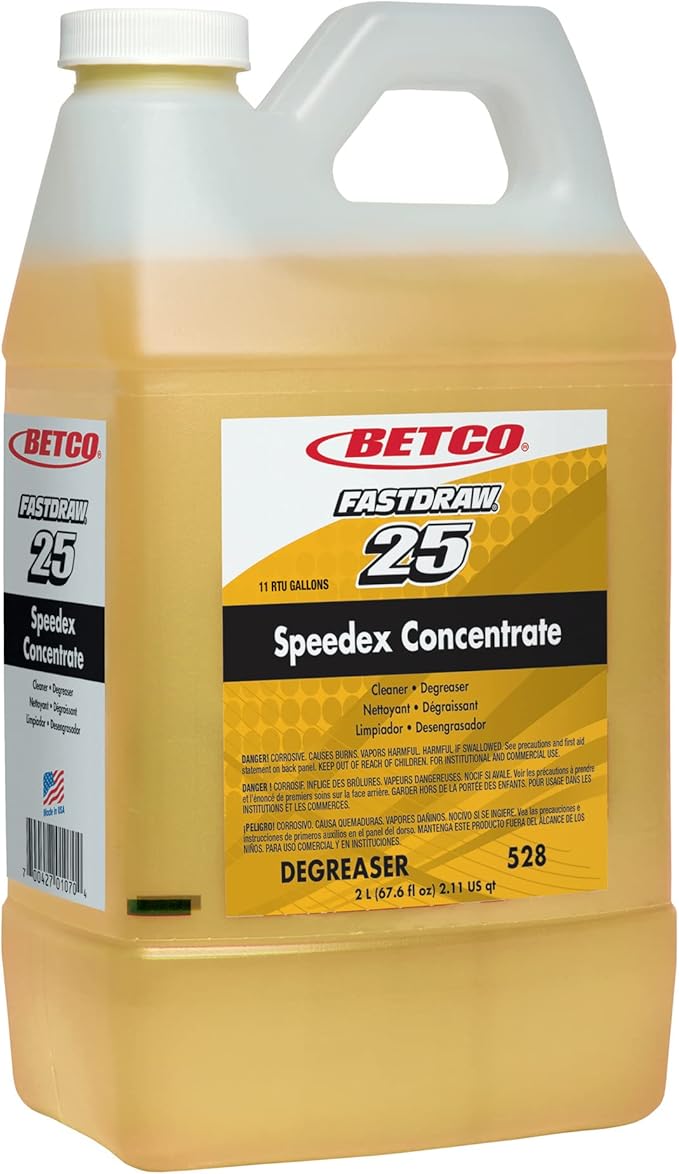 Betco® Fastdraw® Speedex Concentrate Lemon Scent 67.6 Oz Bottle Case Of 4