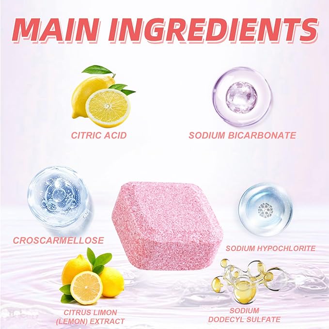 Toilet Bowl Cleaning Tablets 12 Pieces Quick Dissolving Long-Lasting Deodorizer (1)