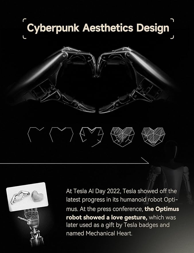 TPARTS Air Freshener for Tesla Model 3 Model Y Cyberheart Scents Diffuser with 2 Scent Refills Fits for All Tesla Model 3/Y Airvent (Mysterious Forest)