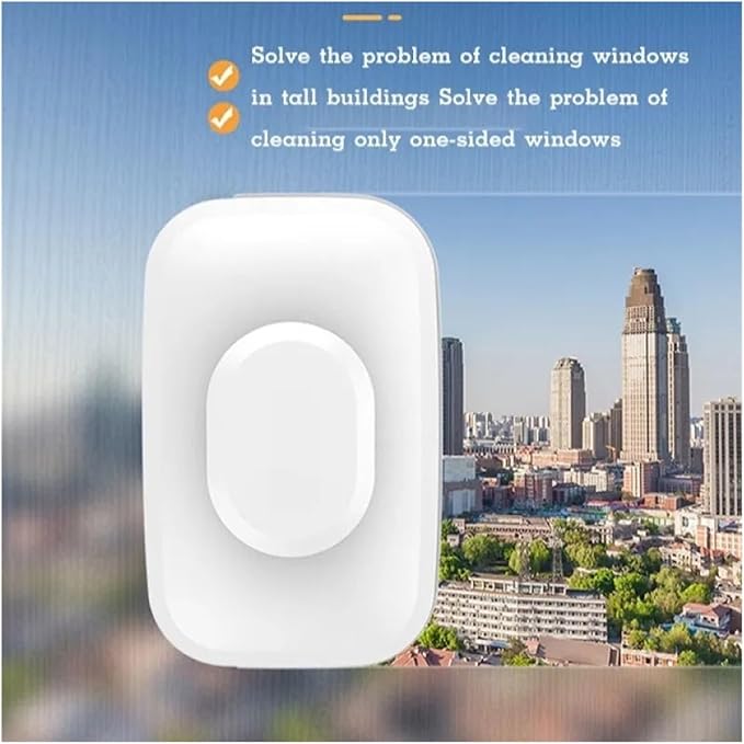 Household Magnetic Dual-Sided Window Cleaning Tool Highrise Kit With Safety Rope Anti-drop