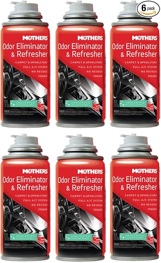 Mothers Odor Eliminator &amp Refresher Unscented 2 Oz 6 Packs