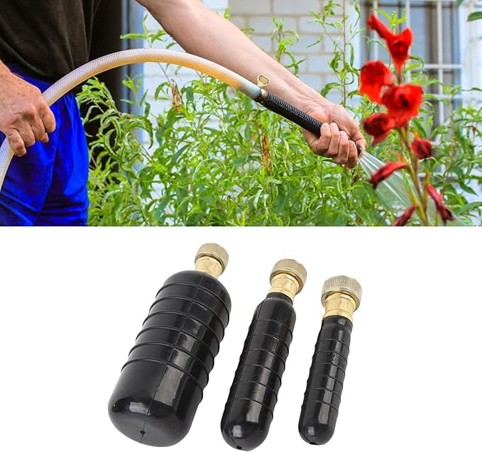 Drain Bladder Kit 3PCS Rubber Drain Unclog Bladders with Hydraulic Power for 1 to 6 Inch Pipes Bathroom Kitchen Sinks