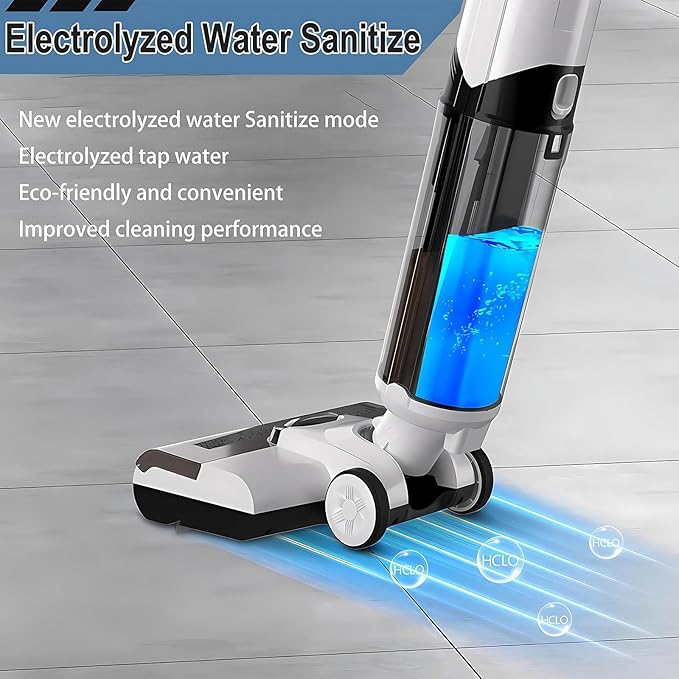 Vacuum Mop All in One Vacuum and Mop Combo Cordless Wet Dry Vacuum Cleaner and Mop One-Click Self-Cleaning for Hard Floors Smart Display Power-Lifting Suction Standard