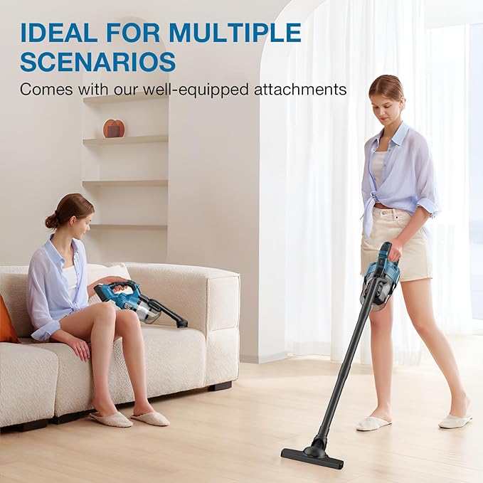 Cordless Vacuum Cleaner for Makita 18V LXT Battery Handheld Vacuum Cleaner for Home Car Hardwood Floor Carpet Portable Shop Vacuum with Washable HEPA Filter(Tool Only)