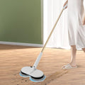 Electric Spin Mop with Dual Rotating Pads 150RPM Floor Cleaner for Hardwood and Tile 60+ Minutes Runtime Lightweight and Portable Design for Home Cleaning