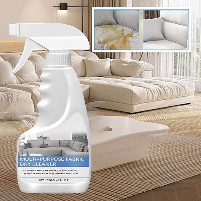 Dyale Household Multi-Purpose Fabric Cleaner Suitable for Upholstery Clothes Shoes &amp Fabrics Helps Reduce Grease &amp Ink Stains (2pcs)