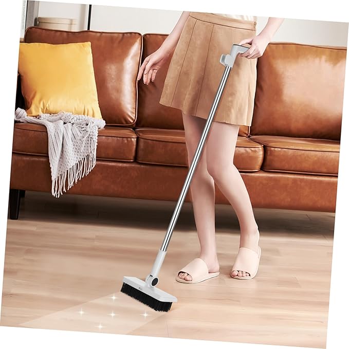 Household Hand Brooms Set Sweeper Broom Standing Dustpan Wide for Outdoor Sweep