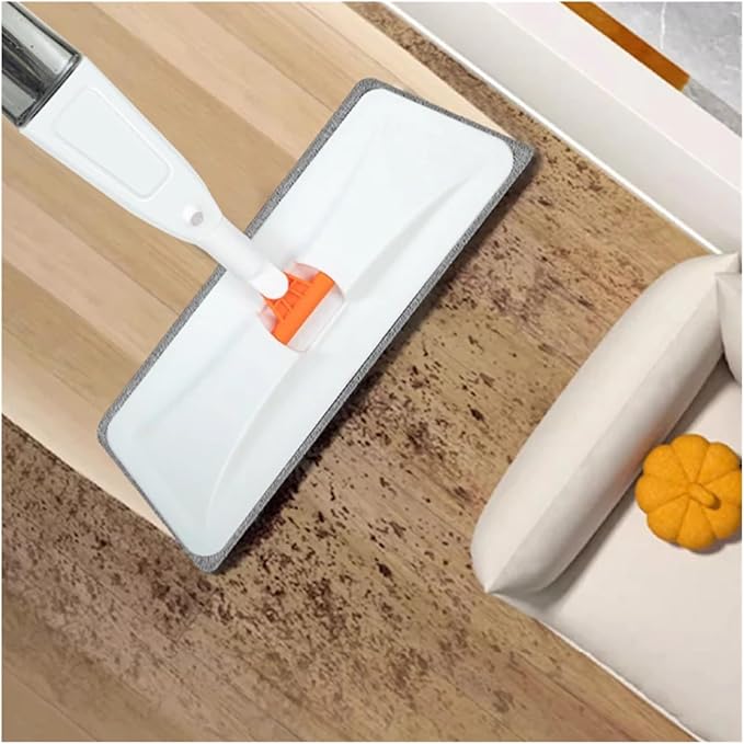 Spray Mop Home Household with Microfiber Pads Rotating(Mop+2 Cloth)