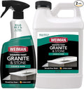 Weiman Disinfecting Granite Cleaner &amp Polish Value Pack - (1) 24 oz Spray Bottle (1) 64 oz Refill