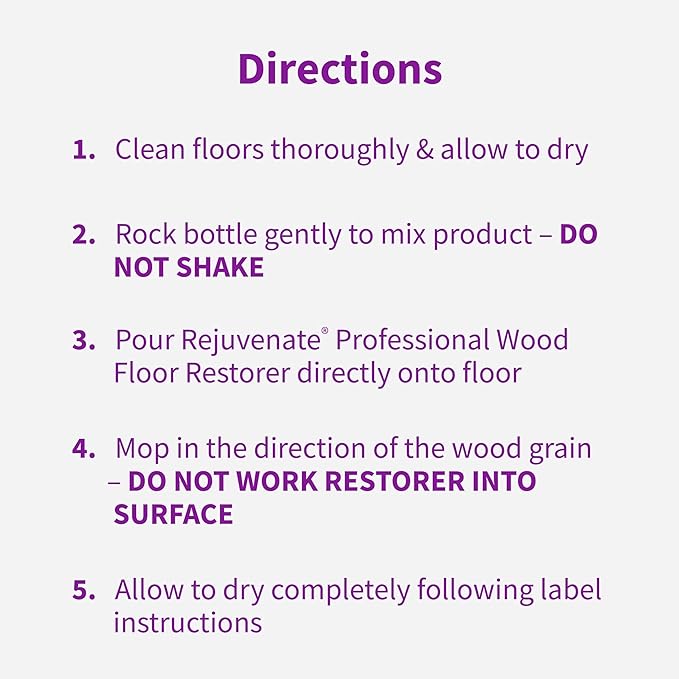 Rejuvenate Professional Wood Floor Restorer Fills Scratches Shines And Protects Wood Flooring For A High Gloss Shine 32 Ounces 6 Pack