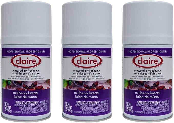 Claire CL106 Mulberry Breeze Metered Air Freshener 7 Oz (3 Pack)