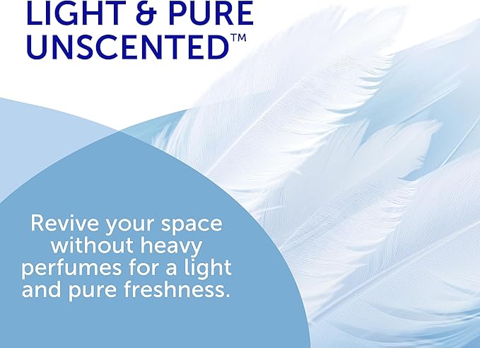 Bright Air 14 oz Odor Eliminator Gel Light &amp Pure Unscented Case of 6 Lasts up to 90 Days