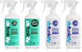 Get Stinky Bundle- 2Pk 'Peppermint' Essential Oil Odor Eliminator Deodorizer &amp 2Pk Laundry Stain Remover Spot Treater Prewash Detergent Cleaning Spray for Fabric Sensitive Gear Activewear