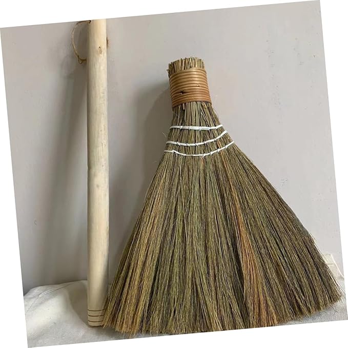 2pcs Cleaning Broom Brush for Scrubbing Dust Mop for Hardwood Floors Desktop Dust Broom Handmade Home Cleaning Tool
