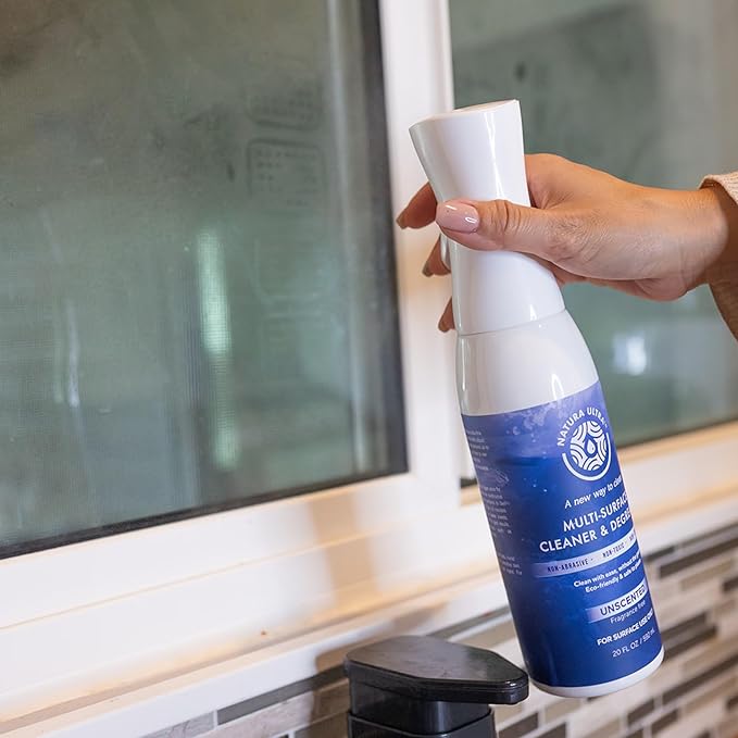 Natura Ultra™ Multi-Surface Cleaner &amp Degreaser (Refill Bag 2L) - Eco-Friendly &amp Non- Toxic Degreaser to Clean &amp Remove Grease and Grime Unscented