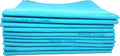 10 Pack Extra Large Original German Shammy Cloths Chamois Towels Super Absorbent for Pets Parenting Tool Cleaning for Home and Commercial Use Wholesale Bulk (Blue)