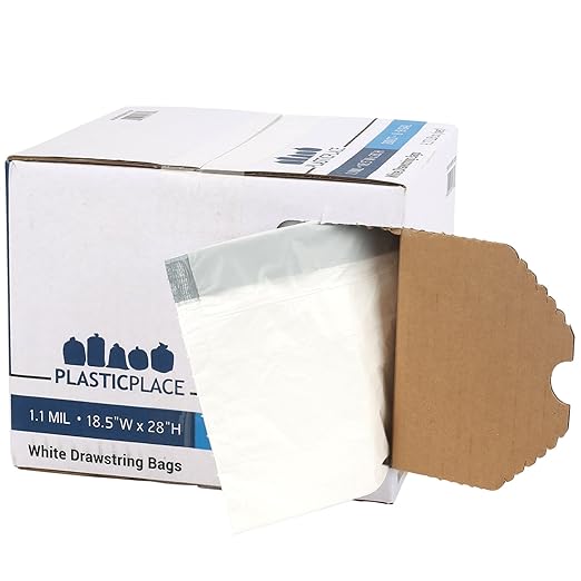 Plasticplace Custom Fit Trash Bags Compatible with simplehuman Code H (200 Count) &amp Neenah Index Cardstock 8.5 x 11 90 lb/163 gsm White Lightweight 94 Brightness 300 Sheets (91437)
