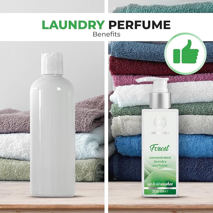 Concentrated Laundry Perfume Forest 200ml - Liquid Perfume Laundry - Linen Freshener - Laundry Scent Booster - Cotton Perfume - Washing Fragrance - Fresh and Long Lasting Scent
