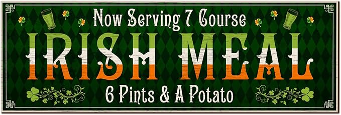 THUYPT Personalized Irish Drying Mat for St Patrick's Day Decor Irish Bar Pub Accessories Spill Mat Countertop Bar Shamrock Dish Drying Mat for Bar Counter Absorbent Coffee Maker (01)