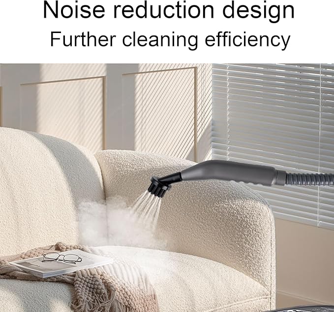 Handheld Steam Cleaner 1.2L Large Capacity Complimentary 5 Brush Heads Suitable for Home Upholstery Grout Tile Etc