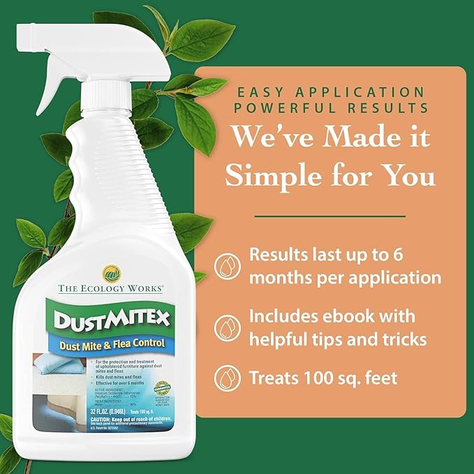 Complete Home Allergen Kit| Dust Mite Killer Allergen Spray and Anti Allergen Laundry Detergent Trio