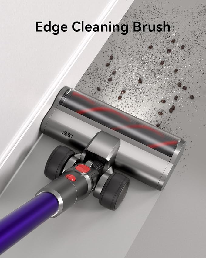 Cordless Vacuum Cleaner 55KPA 650W 65Mins Extra-Large Dust Cup Cordless Stick Vacuum Rechargeable Vacuum Cleaner with Self-Standing Vacuum Cleaners for Home Hardwood Floor Carpet Pet Hair