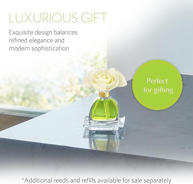 AGRARIA PetiteEssence Flower and Reed Diffuser Set Handcrafted Sola Flower Botanical Home Fragrance Scented Oil Diffuser Gift Set for All Occasions
