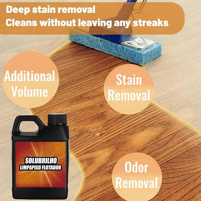 Tile Cleaner Original Floor Cleaner Heavy Limpa Pisos Deep Cleaning Multipurpose Powerful Stain Removing Liquid for Floors Bathroom Shower Kitchen (1 2 PCS)
