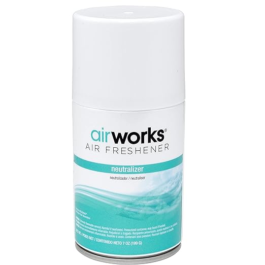 AirWorks 07913 Metered Aerosol Air Freshener Neutralizer 12/Cans