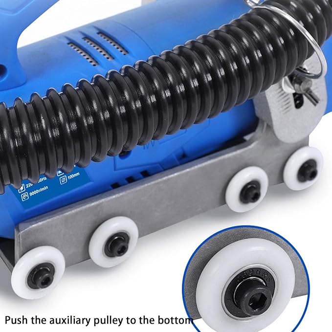 1200W Tile Joint Cleaning MachineElectric Grout Removal Machine with Dust Collection BagTile Grout Cleaner Tool Complete Accessory for KitchenBathroom D