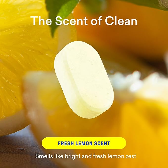BLUELAND Multi-surface Cleaner 10 Refill Tablets Fresh Lemon Scent All-Purpose Eco-Friendly Cleaning Supplies 10 x 24 Fl oz