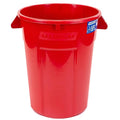 Magnum 32 Gallon Trash Can High-Vis Red Construction Grade Heavy Duty Plastic Jobsite Ready for Handling and Holding Garbage CMTC-C000-32R01 (1 Pack)