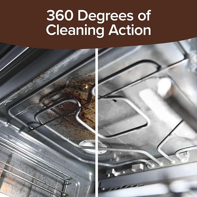 Bull Shot Oven Pro AS SEEN ON TV Cling Foam Melts Away Baked-On Grease Char &amp Food In Minutes Professional Strength Shake Point &amp Spray Made in the USA Ovens Racks Drip Pans &amp Br