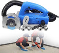 Electric Grout Cleaner 1200W - Heavy Duty Tile Grout Removal Machine With Vacuum 9000r/min High Speed Saw Blades Included For Cleaning Tile Joints Effectively(220V1.2mm)