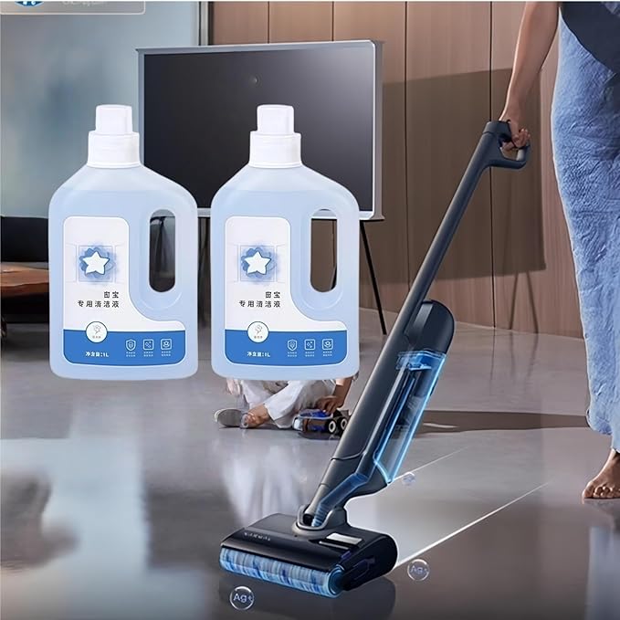 Vacuum Cleaner With Special Window Glass Cleaning Solution. Compatible with Ecovacs Winbot. All Series 1000ml(2pcs)