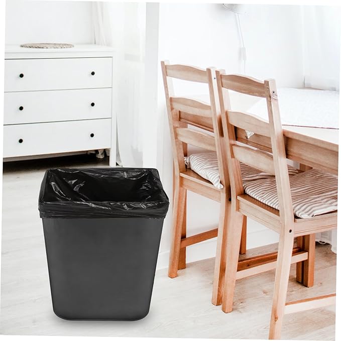 GANAZONO 25pcs Hdpe Trash Bags Thick Mil Tear-resistant Garbage Liners for Home Office Bathroom Waste Kitchen Can Liners for Heavy-duty Use