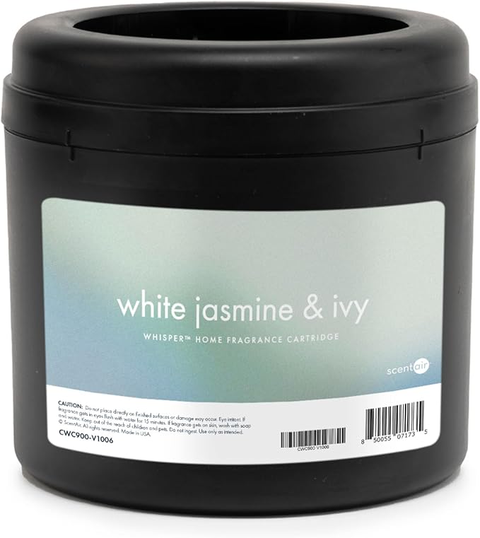 ScentAir Whisper Home Monthly Plug-in Refill Fragrance Cartridge for Home and Office Amazon Exclusive White Jasmine &amp Ivy