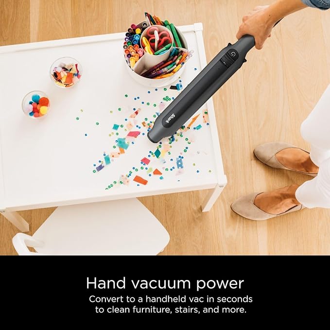 Shark WANDVAC System Pet Ultra-Lightweight Powerful Cordless Stick Vacuum with Charging Dock WS642 Grey