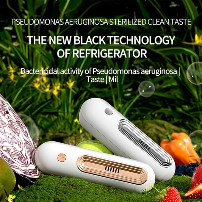 Fridge Deodorizer Odor Eliminator Kitchen Essentials Soda Baking Box Air Freshener Rechargeable Reusable Remover Small Storage Container Accessory Compact Cordless