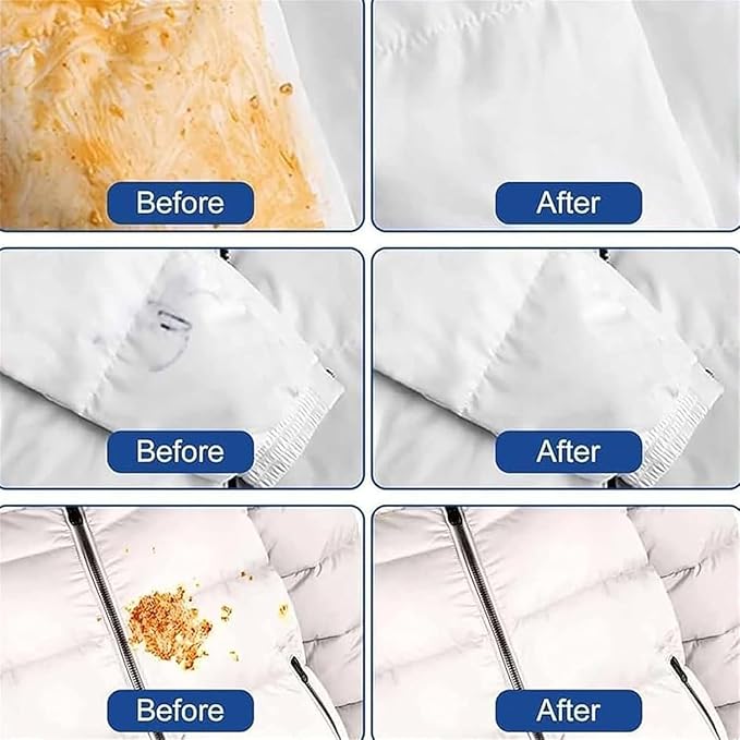 Dry Cleaning Agent for down Jackets with Brush Head160ml Wash-Free Clothing Foam SprayLifts Grime Without Harming FabricReusable &amp Convenient (2pcs)