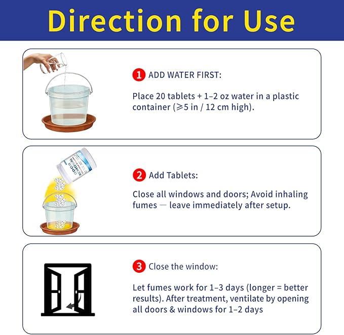 Chlorine Dioxide Odor Removal for Cars &amp Homes Chlorine Dioxide Tablets for Gas Smoke Urine Carpet Odors &amp More Fast-Acting Removes Odors at the Source