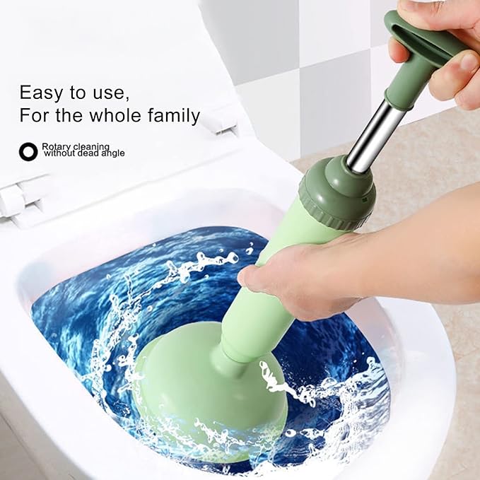 Toilet Plunger -Cleane Pipeline Clogged Clogging Toilet Cleaner for Bathroom Kitchen Sink Drain Toilet Cleaner