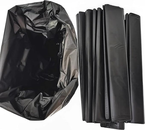 10 Pack Black ESD Anti-static Garbage Can Thick Plastic Bags for Clean Room | Static Control Flat-mouth Opening Anti static EPA 35L Trash Bin Polybag for Garbage DisposalSize 600x700mm
