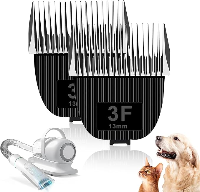 2 Pack Replacement Blade for nebot P1 Pro Pet Grooming Kit &amp VacuumSize-3F Cut Length 1/2(13mm)Made of Ceramic Blade &amp Stainless Steel Blade