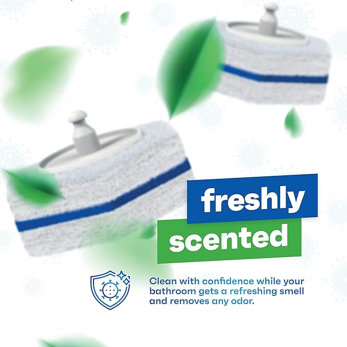Disposable Prefilled Toilet Cleaning Scrubbers 60 Count
