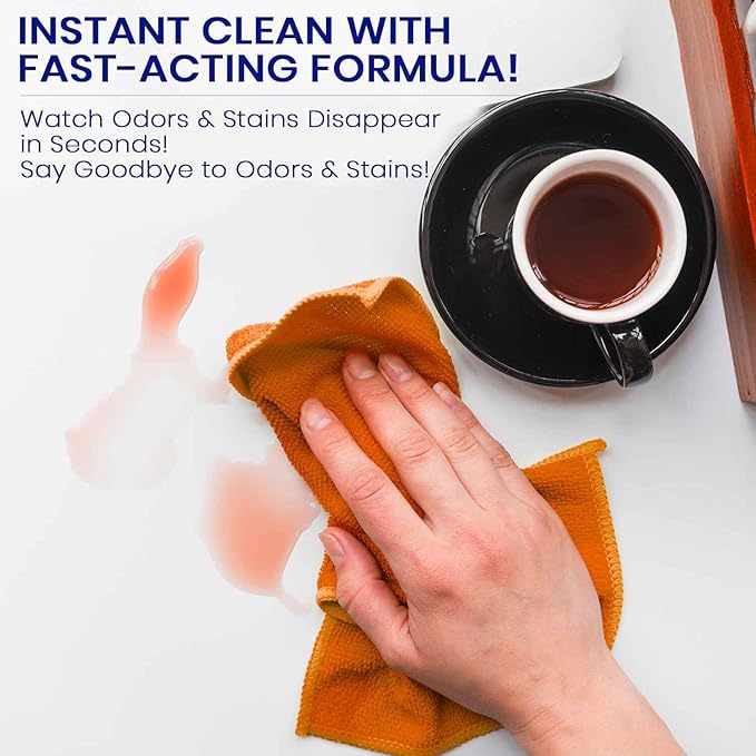 ZORBX Extra-Strength Multi Surface Cleaner 24 oz - Get Rid of Unpleasant Odors and Unwanted Stains Instantly - Citrus Scented Fast-acting Furniture Cleaner - Multipurpose Cleaner Spray