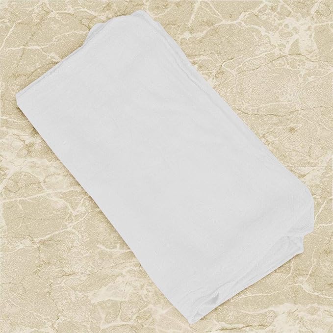 Shop Towels – Pack of 50 Reusable Cleaning Rags – Durable Quality Cotton – 13 x 13– Machine Washable – Suitable for All Purposes (White)